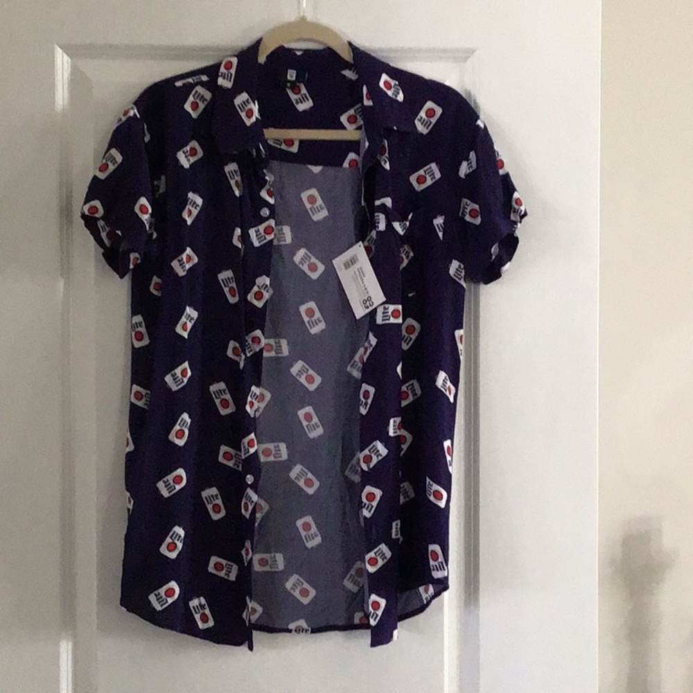 Miller Lite Button-Up